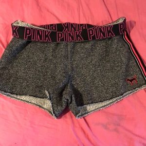 Vs Pink sweat shorts size small